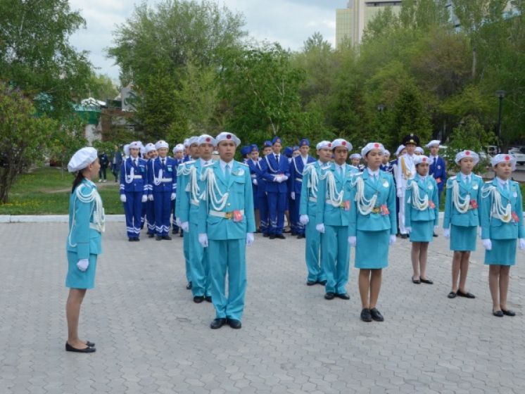 Слет юных инспекторов ДД в Астане